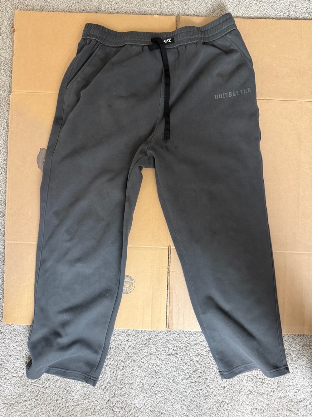 DOITBETTER Charcoal Gray Jogger Sweatpants